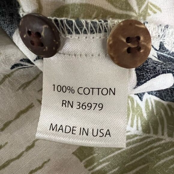 Go Barefoot Hawaiian button up shirt size xxs unisex island resort vacation - Picture 5 of 6